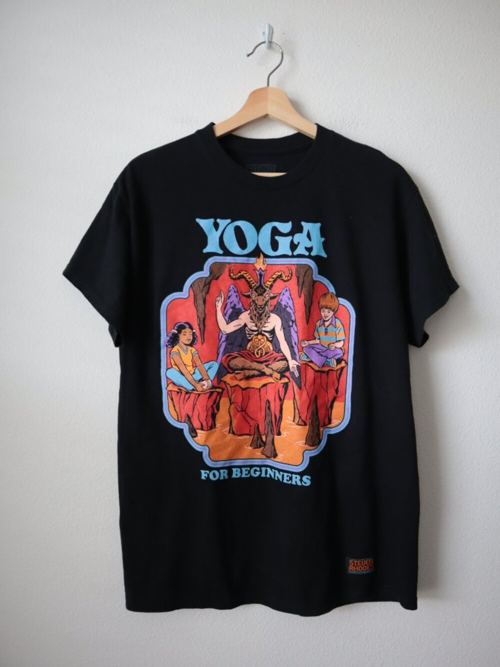 Steven Rhodes Yoga for Beginners Devil Tee | M